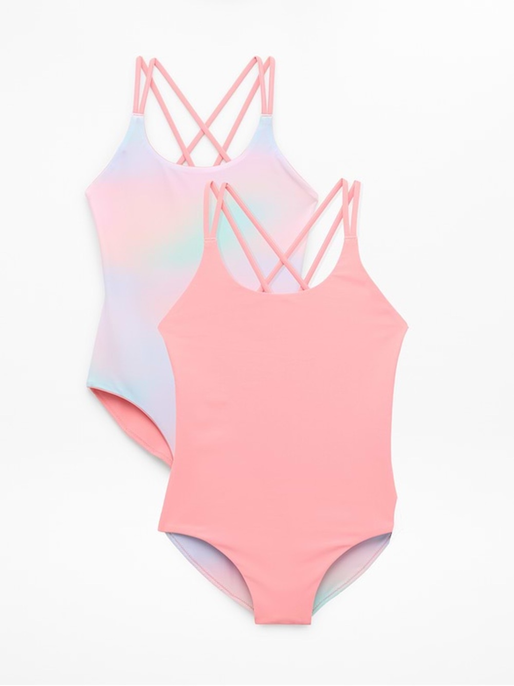 NWT Athleta Girl Reversible Strappy One Piece Swimsuit L/12 $69